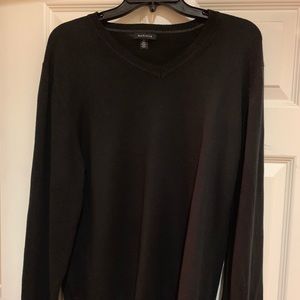 MENS VANHEUSEN SWEATER- BLACK SIZE-M